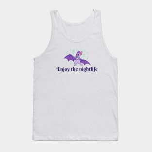 Enjoy the nightlife bat Tank Top